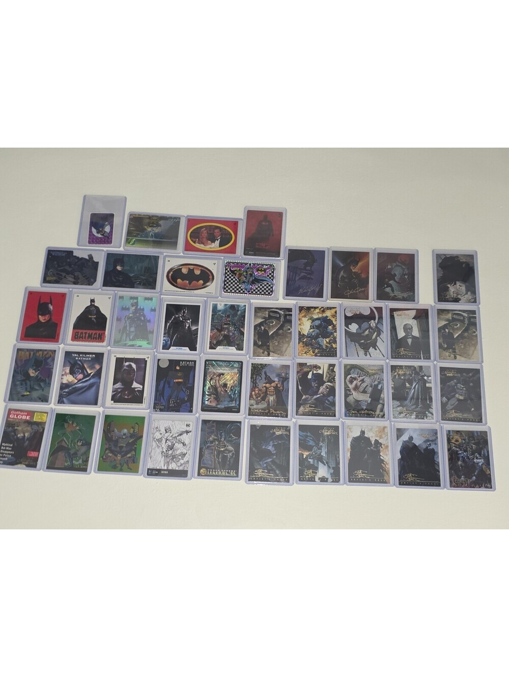 Batman ~ VTG/PROMO/INSERT/PREMIUM 42 Card LOT ~ DC Artist Proof Masterpeice Holo